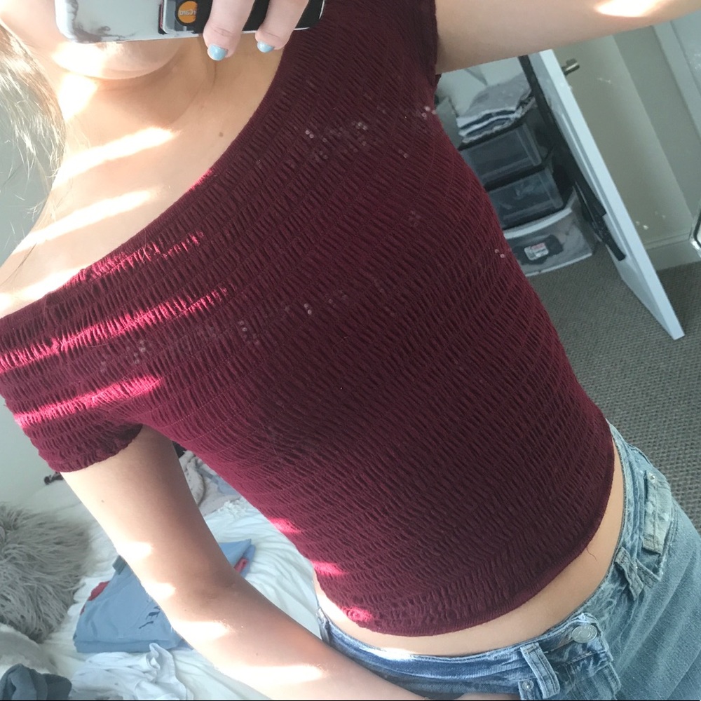 Off the Shoulder Brandy Melville Crop Top